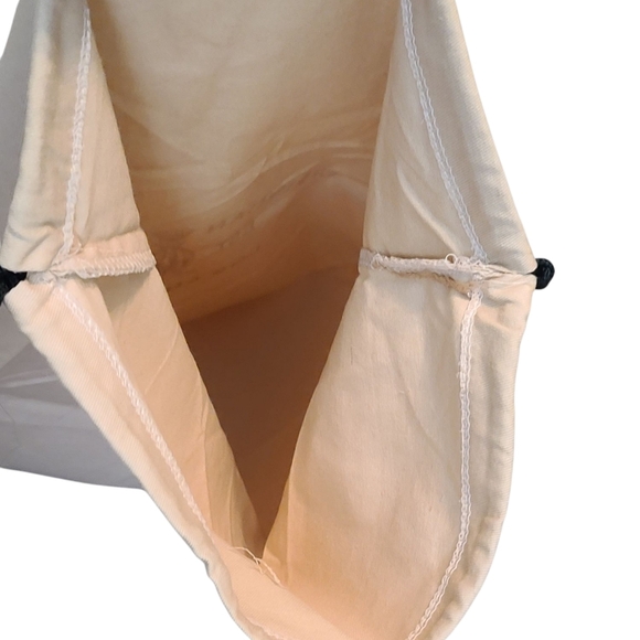 CHRISTIAN AUDIGIER LOS ANGELES Est. 1958 Tan Logo Drawstring Dust Bag 18 x 12.5" - Picture 6 of 12